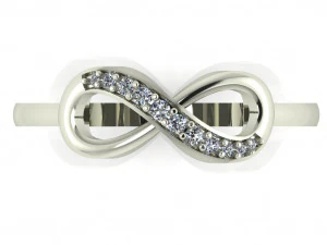 diamond ring for ladies 3D Print Model