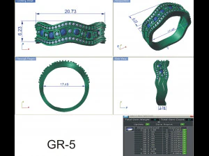 diamond ring for ladies 3D Print Model