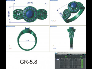 diamond ring for ladies Modello di stampa 3D