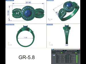 diamond ring for ladies 3D Print Model