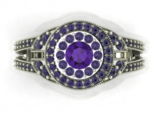 diamond ring for ladies Modelo de Impressão 3D