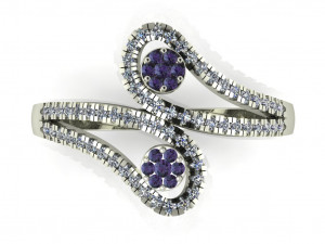 diamond ring for ladies 3Dプリントモデル