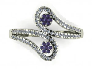 diamond ring for ladies 3D Print Model