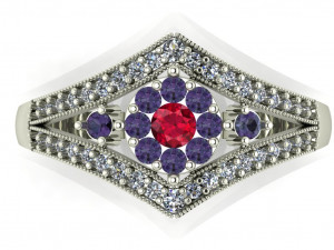 diamond ring for ladies 3Dプリントモデル