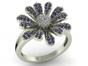 diamond ring for ladies Modelo de Impressão 3D