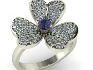 diamond ring for ladies 3D-Druckmodell