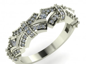 diamond ring for ladies Modèles 3D en vedette