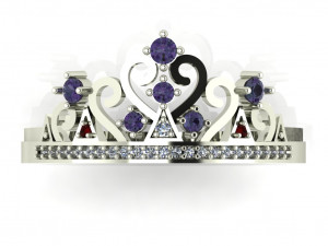 diamond ring for ladies 3D 打印模型
