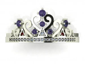 diamond ring for ladies 3D Print Model