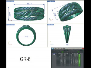 diamond ring for ladies 3D Print Model