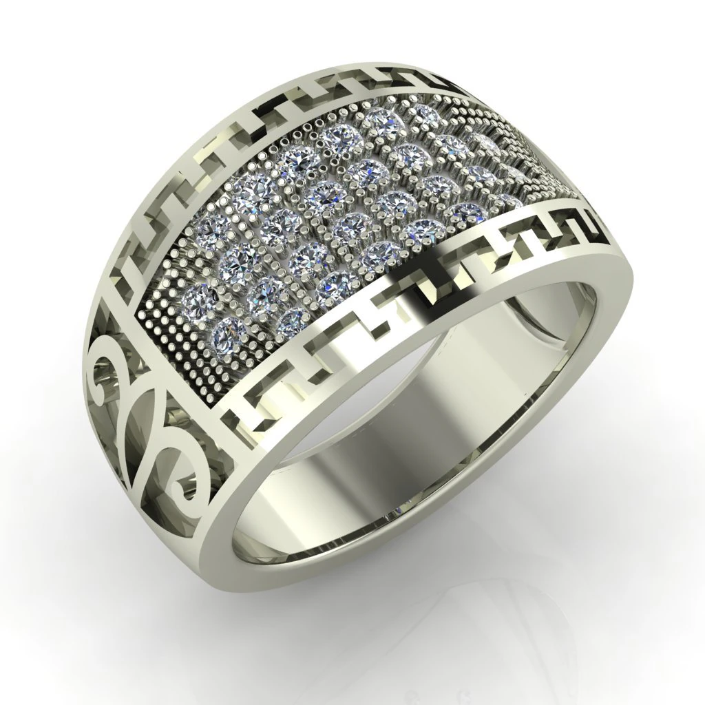 diamond ring for ladies 3D Print Model .c4d .max .obj .3ds .fbx .stl .blend 