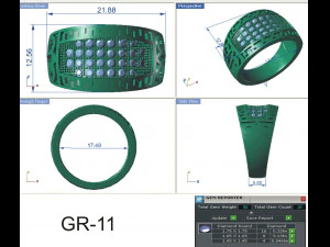 diamond ring for ladies 3D Print Model