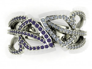 diamond ring for ladies 3D 프린트 모델