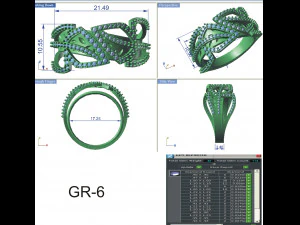 diamond ring for ladies 3D Print Model