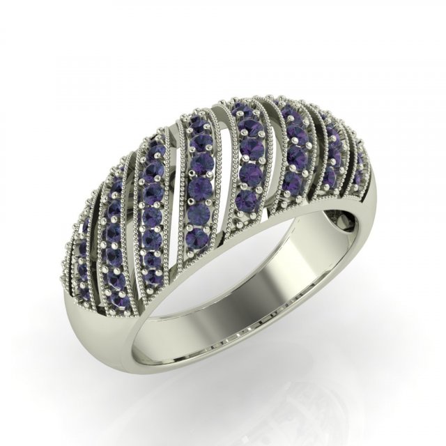 diamond ring for ladies 3D Принт Модель .c4d .max .obj .3ds .fbx .stl .blend 