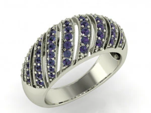 diamond ring for ladies 3D Print Model