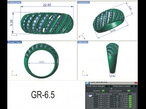 diamond ring for ladies 3D Print Model