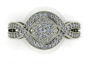 diamond ring for ladies 3Dプリントモデル