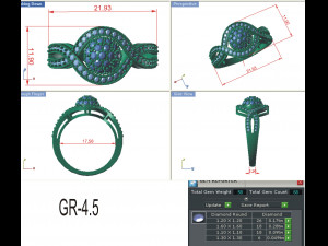 diamond ring for ladies 3Dプリントモデル