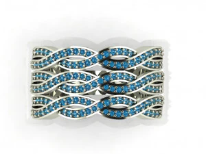diamond ring for ladies 3D Print Model