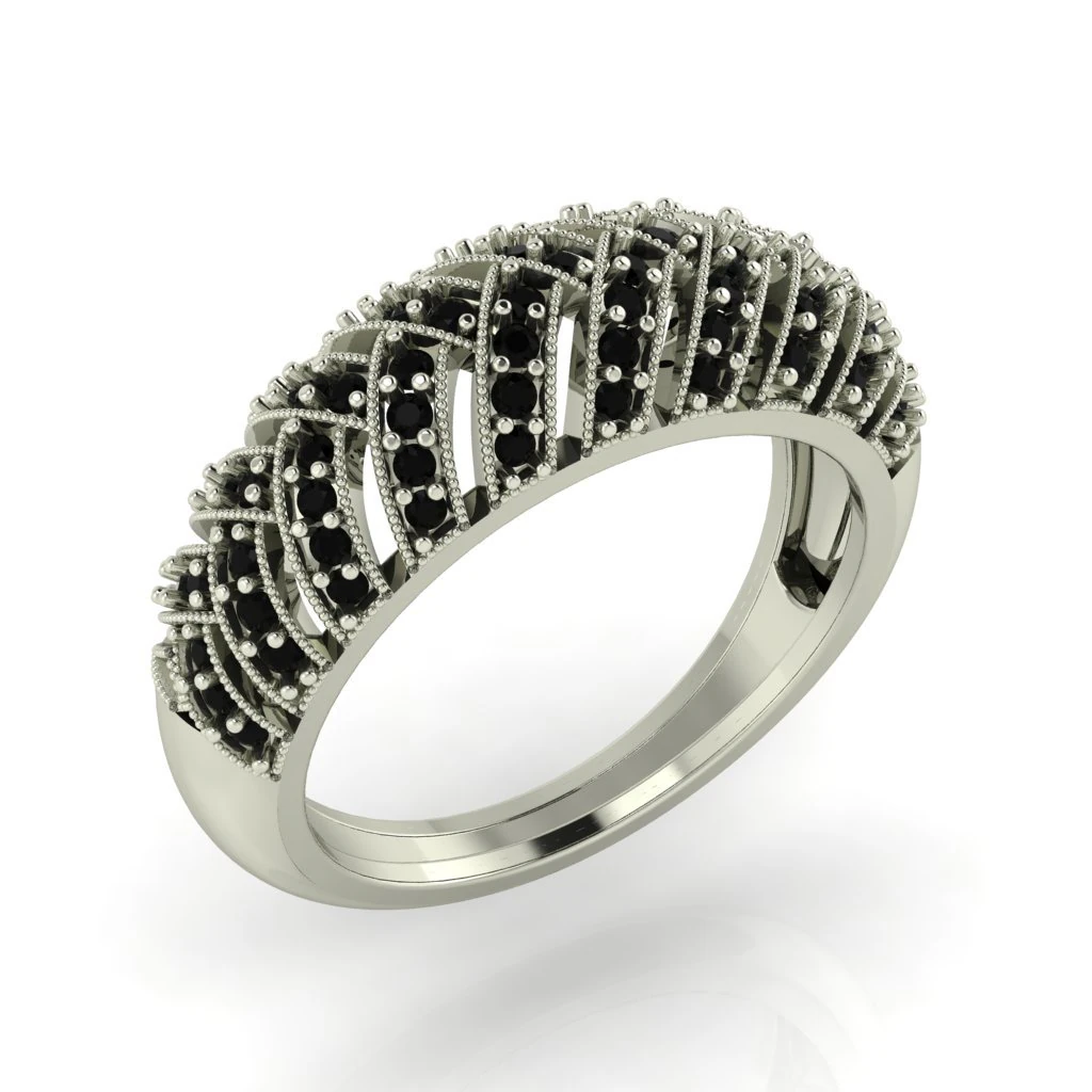 diamond ring for ladies 3D Print Model .c4d .max .obj .3ds .fbx .stl .blend 