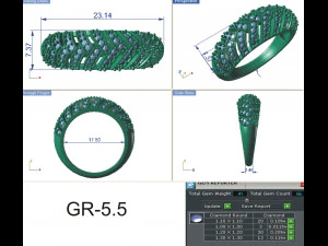 diamond ring for ladies 3D Print Model