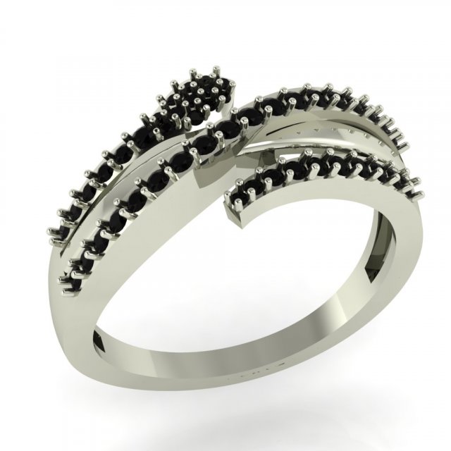 diamond ring for ladies 3Dプリントモデル .c4d .max .obj .3ds .fbx .stl .blend 