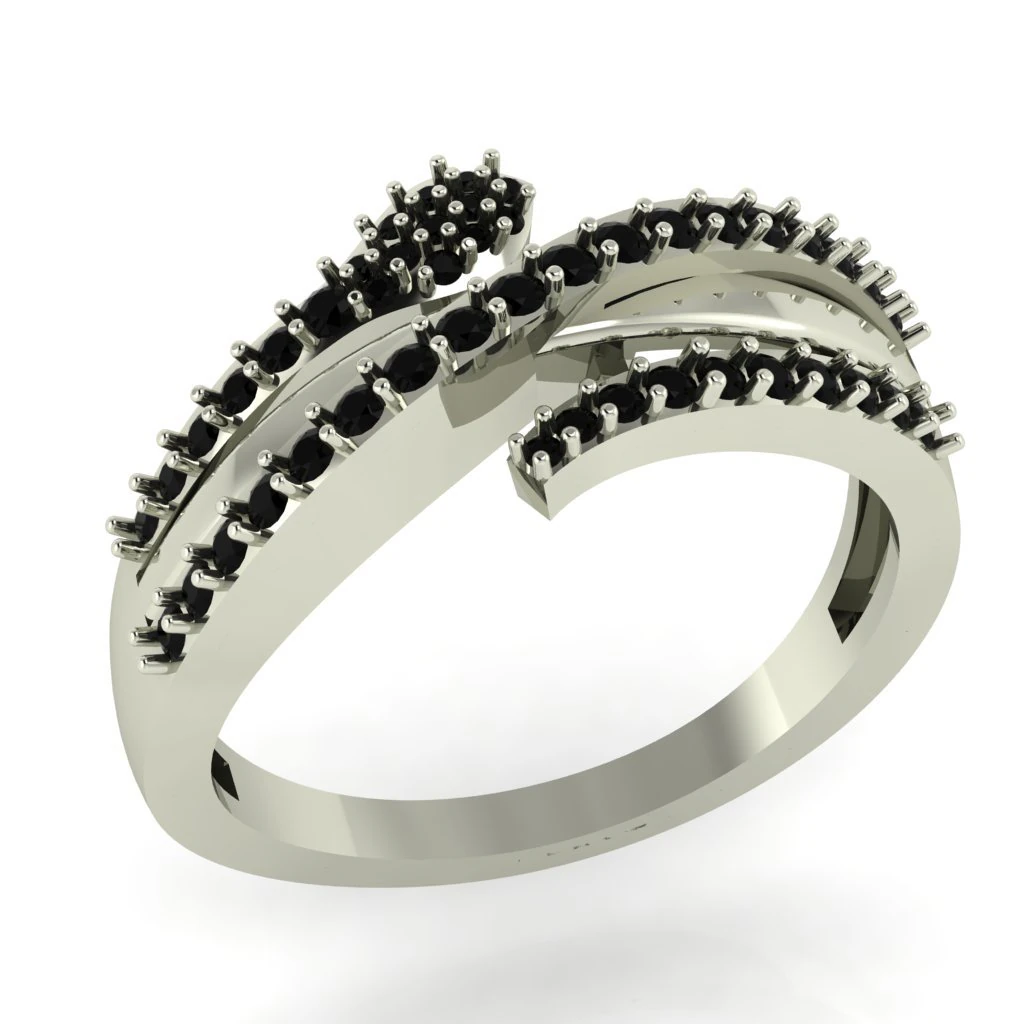 diamond ring for ladies 3D Print Model .c4d .max .obj .3ds .fbx .stl .blend 