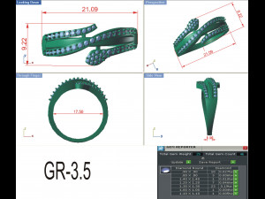 diamond ring for ladies 3Dプリントモデル
