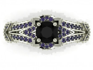 diamond ring for ladies Modelo de Impressão 3D