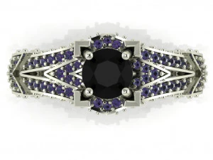 diamond ring for ladies 3D Print Model
