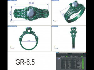 diamond ring for ladies Modelo de Impressão 3D