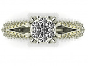 diamond ring for ladies 3D Принт Модель