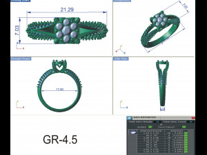diamond ring for ladies 3D Принт Модель