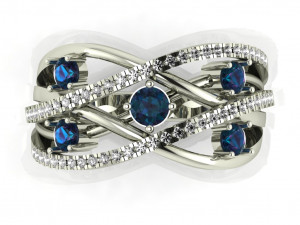 diamond ring for ladies 3D 打印模型