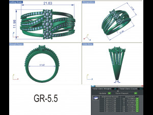 diamond ring for ladies 3D Принт Модель