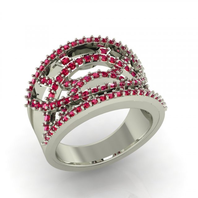diamond ring for ladies 3D Print Model .c4d .max .obj .3ds .fbx .stl .blend 