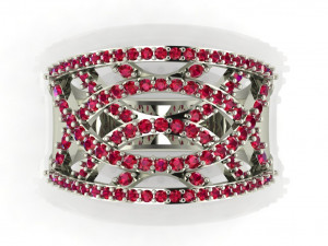 diamond ring for ladies 3D Print Model