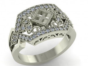 diamond ring for ladies 3Dプリントモデル