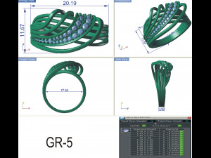 diamond ring for ladies Modelo de Impressão 3D