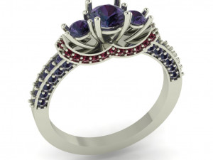 diamond ring for ladies 3D Baskı Modeli