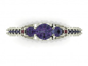 diamond ring for ladies 3D 打印模型