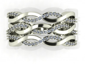 diamond ring for ladies 3Dプリントモデル