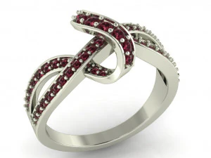 diamond ring for ladies 3D Print Model