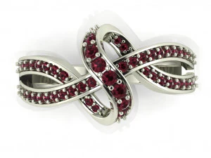 diamond ring for ladies 3D Print Model