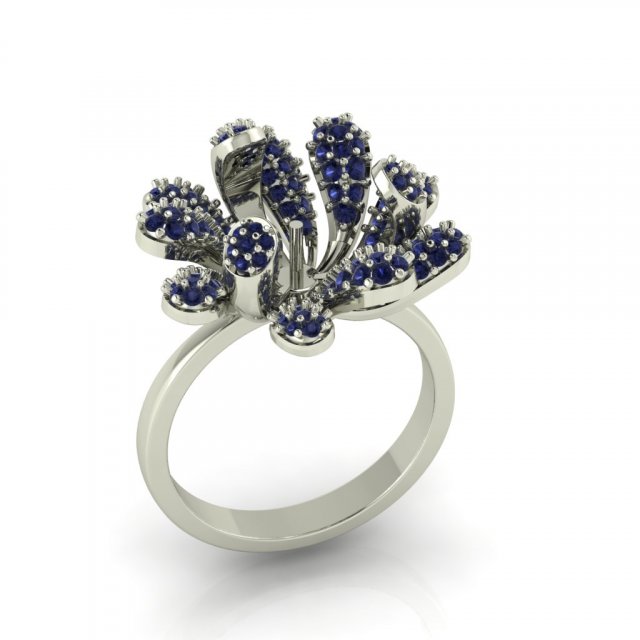diamond ring for ladies 3Dプリントモデル .c4d .max .obj .3ds .fbx .stl .blend 