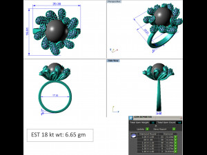 diamond ring for ladies 3Dプリントモデル