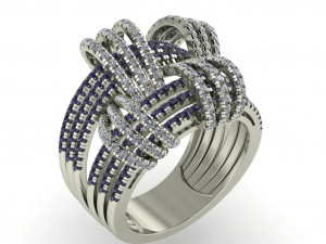 diamond ring for ladies 3D 打印模型