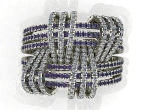 diamond ring for ladies 3D 打印模型