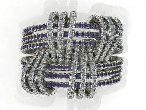 diamond ring for ladies 3D Print Model